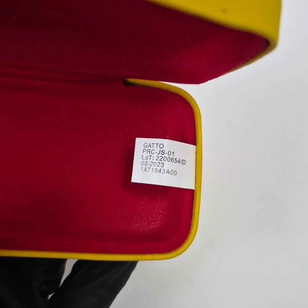 Ray-Ban Yellow Hard Clamshell Sunglasses Case Red Interior Unisex